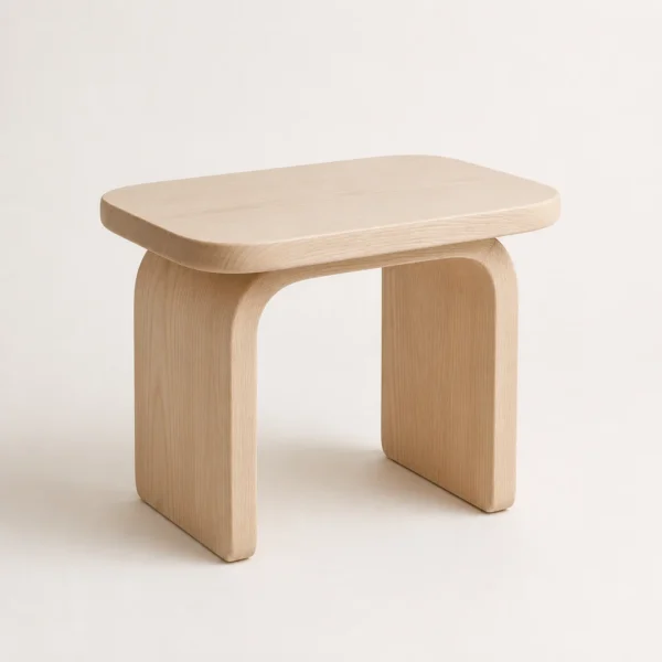 Arc Ash Side Table alternate view